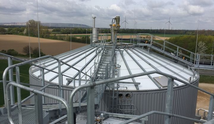 Hochmoderne Biogasanlage in Bergheim-Paffendorf