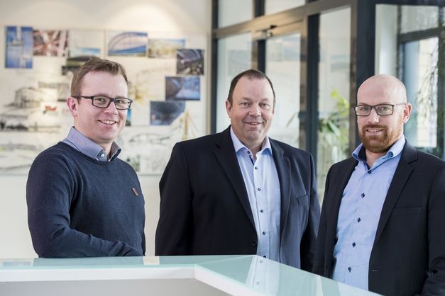f.l.t.r. Dr.-Ing. Tobias Rahm, Dipl.-Ing. Joachim Meyer, Dr.-Ing. Felix Nagel / S.Kreklau/ZPP.de